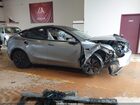 2025 Tesla Model Y Long Range Dual Motor Rear-wheel Drive Gray vin: 7SAYGDED6SA363697
