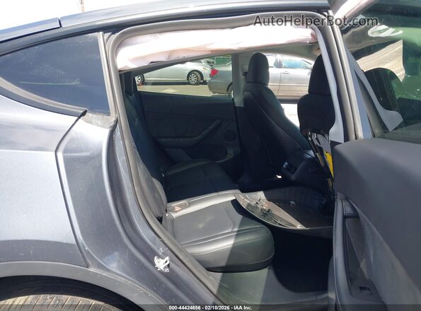 7SAYGDEE1NF454652 2022 TESLA MODEL Y Gray VIN კოდის სტიკერის ხედი
