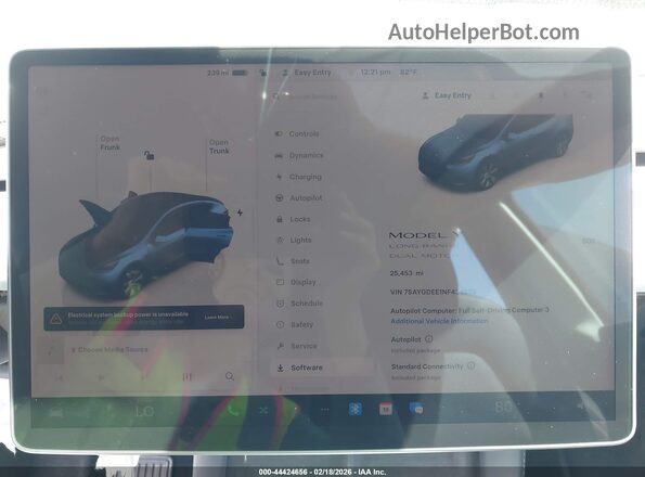 7SAYGDEE1NF454652 2022 TESLA MODEL Y Gray 