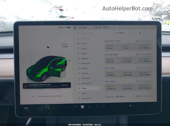 7SAYGDEE1PF609994 2023 TESLA MODEL Y Зеленый Вид задних сидений