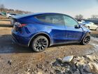 2022 Tesla Model Y Blue vin: 7SAYGDEE3NF481416