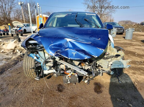 7SAYGDEE3NF481416 2022 TESLA MODEL Blue წინა ხედი
