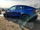 2022 Tesla Model Y Blue vin: 7SAYGDEE3NF481416