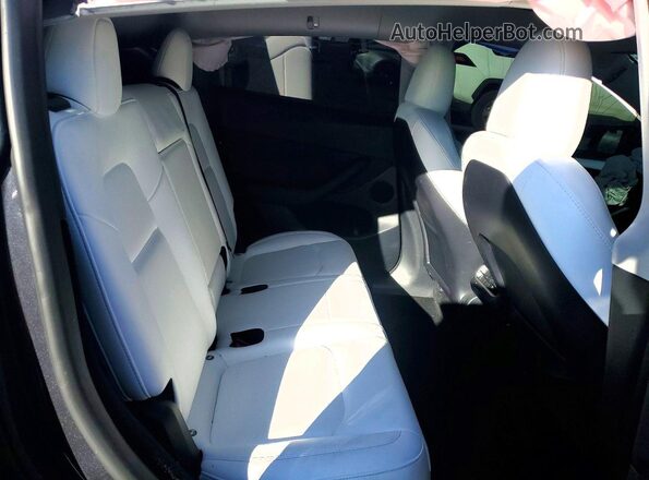 7SAYGDEE7RF986512 2024 TESLA MODEL Gray Вид задніх сидінь