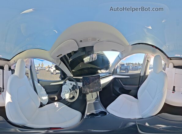 7SAYGDEE7RF986512 2024 TESLA MODEL Gray Вид наклейки з VIN-кодом