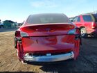 2024 Tesla Model Y Long Range Dual Motor All-wheel Drive Red vin: 7SAYGDEE8RF155861