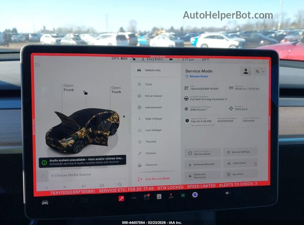 7SAYGDEE8RF155861 2024 TESLA MODEL Y Red 