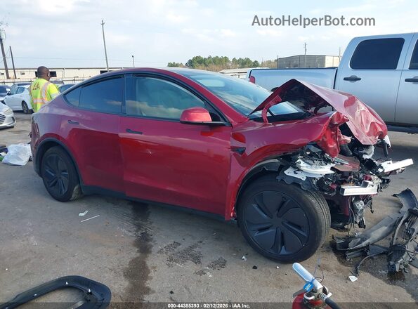 7SAYGDEE8TF431706 2026 TESLA MODEL Y Red Instrument cluster view