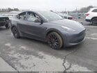 2022 Tesla Model Y Performance Dual Motor All-wheel Drive Gray vin: 7SAYGDEF1NF442025