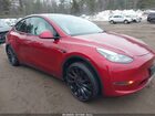 2024 Tesla Model Y Performance Dual Motor All-wheel Drive Red vin: 7SAYGDEF3RA320771
