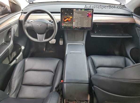7SAYGDEF4RF040425 2024 TESLA MODEL Угольный Вид панели приборов