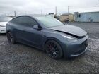 2022 Tesla Model Y Performance Dual Motor All-wheel Drive Gray vin: 7SAYGDEF7NF374104