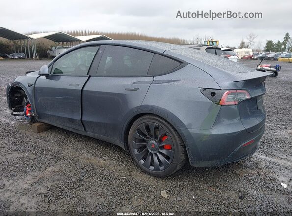 7SAYGDEF7NF374104 2022 TESLA MODEL Y Gray Հետևի ձախ