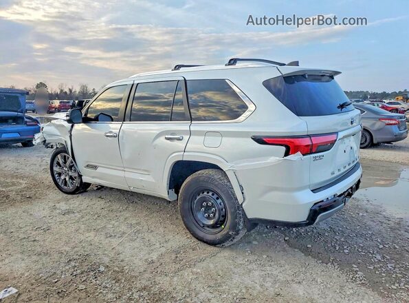 7SVAAAAA1RX003496 2024 TOYOTA SEQUOIA Белый Задняя левая четверть