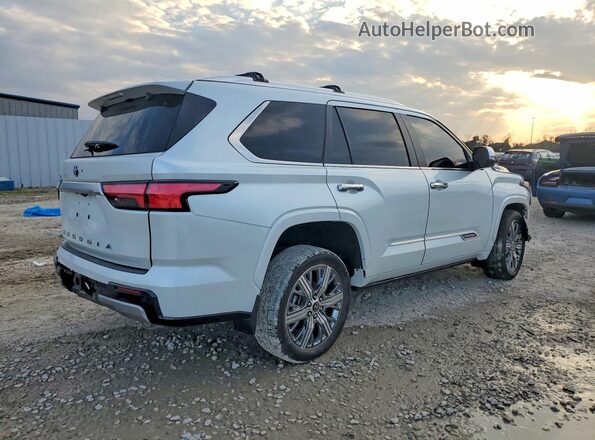 7SVAAAAA1RX003496 2024 TOYOTA SEQUOIA Белый Задняя правая четверть