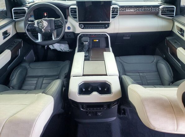 7SVAAAAA1RX003496 2024 TOYOTA SEQUOIA Белый Вид панели приборов
