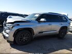 2023 Toyota Sequoia Platinum Серебряный vin: 7SVAAAAA4PX002372