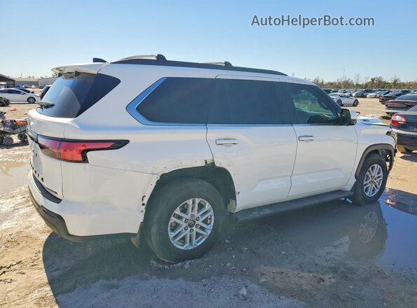7SVAAAAAXSX004068 2025 TOYOTA SEQUOIA White Հետևի աջ