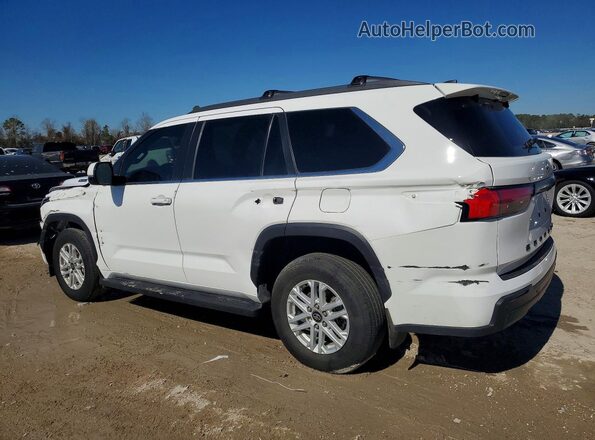 7SVAAAAAXSX004068 2025 TOYOTA SEQUOIA White Հետևի ձախ