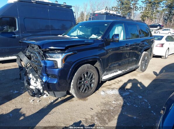 7SVAAABA0SX055173 2025 TOYOTA SEQUOIA Blue Przód lewy