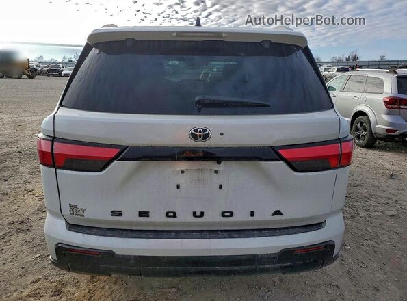 7SVAAABA5PX009913 2023 TOYOTA SEQUOIA White Widok z tyłu