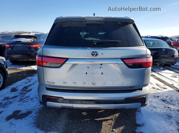 7SVAAABA5SX056089 2025 TOYOTA SEQUOIA Silver Rear view