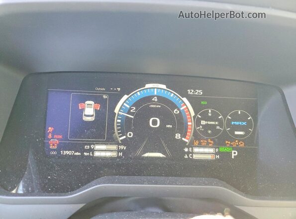 7SVAAABA5SX056089 2025 TOYOTA SEQUOIA Silver Instrument cluster view