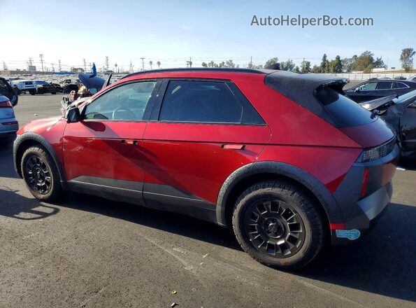 7YAKPDDC1SY009397 2025 HYUNDAI IONIQ Red Trasero izquierdo