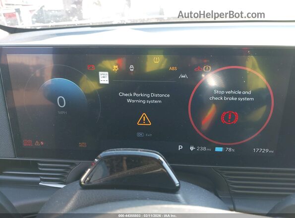 7YAKPDDC2SY006301 2025 HYUNDAI IONIQ 5 Красный Вид задних сидений