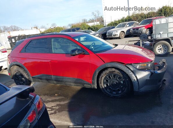 7YAKPDDC2SY006301 2025 HYUNDAI IONIQ 5 Красный Вид задней части салона