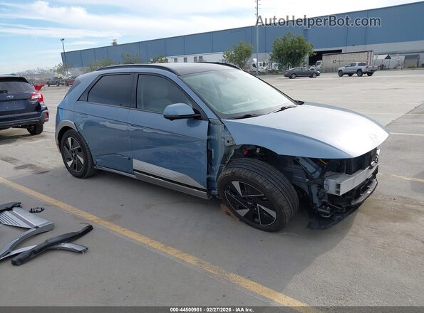 7YAKR4DA8SY010880 2025 HYUNDAI IONIQ 5 Light Blue Передняя правая четверть