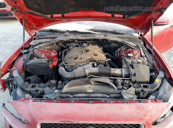 SAJAD4BG5HA947181 2017 JAGUAR XF Красный Вид подкапотного пространства