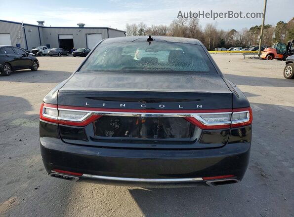 1LN6L9SK1J5603530 2018 LINCOLN CONTINENTA Черный Вид салона спереди
