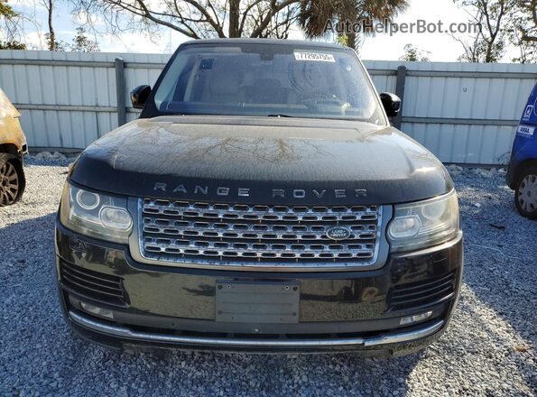 SALGS2EF8GA263741 2016 LAND ROVER RANGE Черный Вид сзади