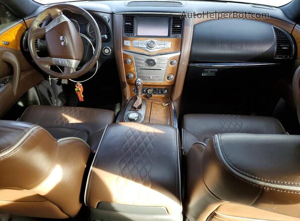 JN8AZ2NE6G9120440 2016 INFINITI QX80 Черный Вид щитка приборов