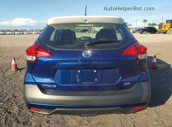 3N1CP5CU7KL491535 2019 NISSAN KICKS Blue Widok wnętrza z przodu