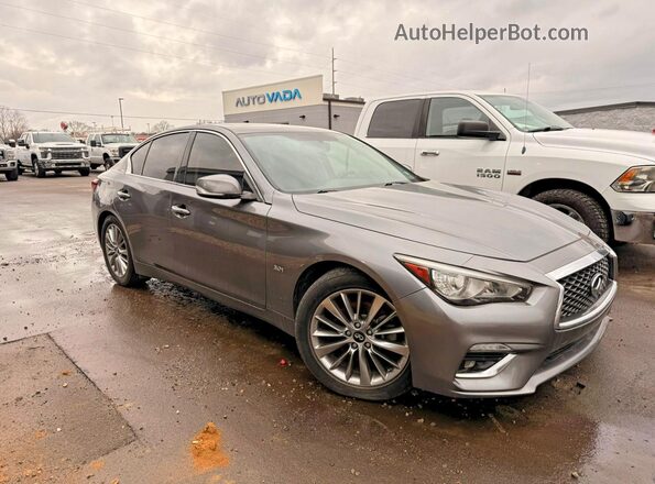 JN1EV7AP9JM354883 2018 INFINITI Q50 Charcoal Tył lewy