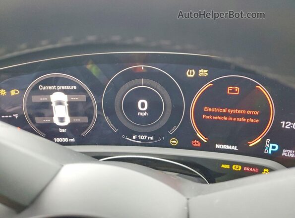 WP0AA2Y16MSA17098 2021 PORSCHE TAYCAN Синий Вид задних сидений