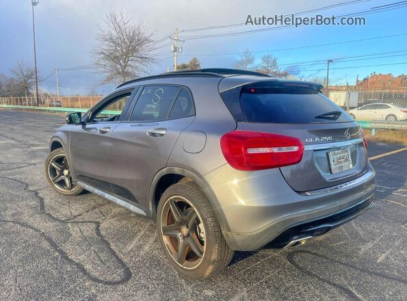 WDCTG4GB7HJ296321 2017 MERCEDES-BENZ GLA Серый Передняя правая четверть