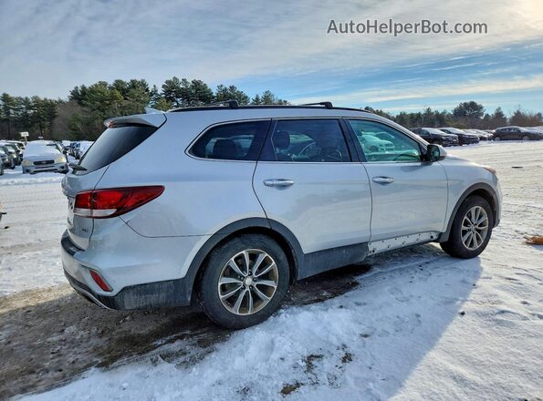 KM8SMDHF0KU304935 2019 HYUNDAI SANTA Серебряный Передняя правая четверть