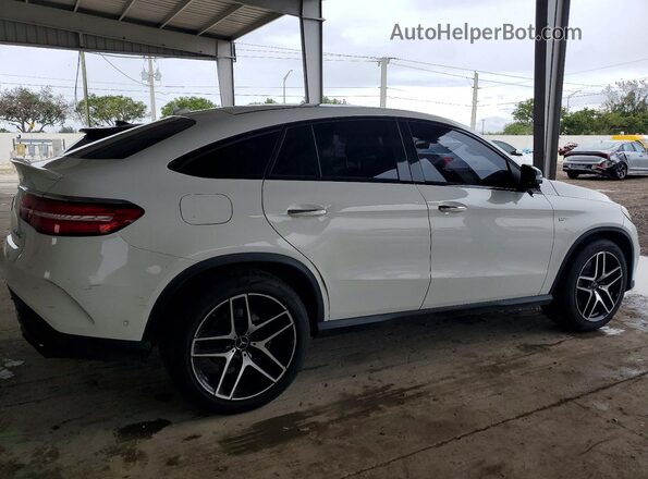 4JGED6EB6KA137329 2019 MERCEDES-BENZ GLE Белый Передняя правая четверть