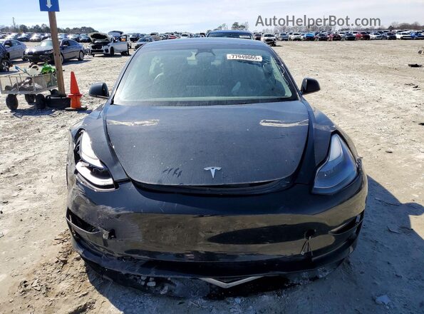 5YJ3E1EA2PF422787 2023 TESLA MODEL Черный Вид сзади