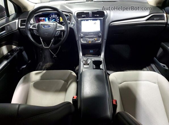 3FA6P0HD7KR176789 2019 FORD FUSION Коричневый Вид щитка приборов