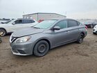 2019 Nissan Sentra S Серый vin: 3N1AB7AP6KY354877