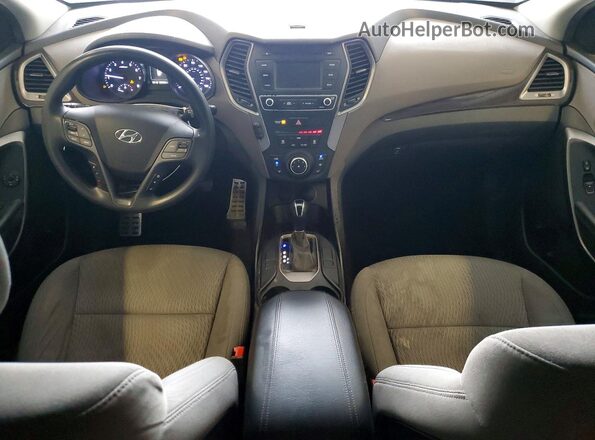 5NMZTDLB7JH095466 2018 HYUNDAI SANTA FE Белый Вид щитка приборов