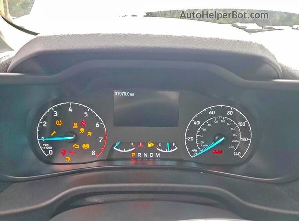 NM0GS9E28P1546781 2023 FORD TRANSIT Белый Вид задних сидений