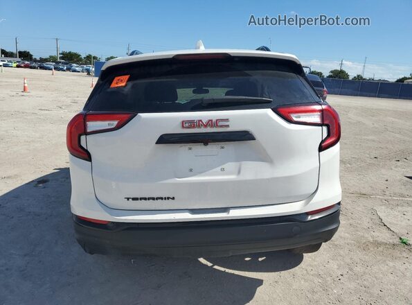 3GKALMEV0NL252451 2022 GMC TERRAIN Белый Вид салона спереди