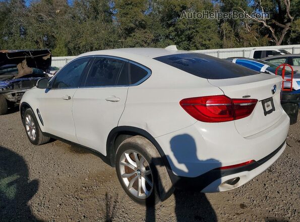 5UXKU0C50G0F92144 2016 BMW X6 Белый Задняя правая четверть