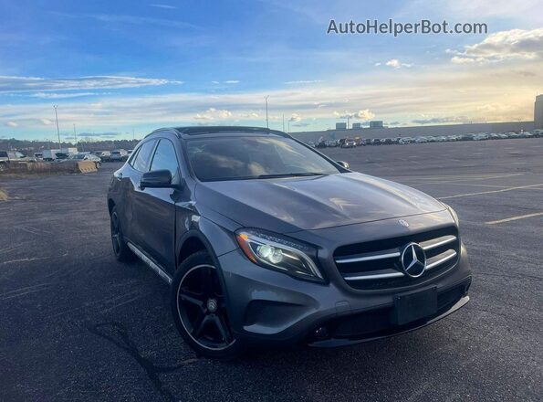 WDCTG4GB7HJ296321 2017 MERCEDES-BENZ GLA Серый Задняя левая четверть