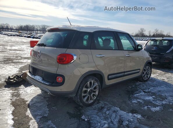 ZFBCFADH6GZ037788 2016 FIAT 500L Желто-коричневый Передняя правая четверть